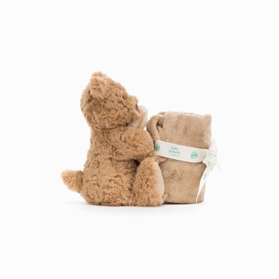 Jellycat Bartholomew Bear Soothers USA | 65491NHYM